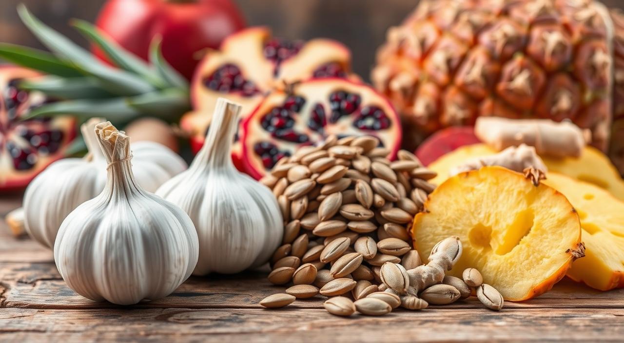 alimentos naturais para desparasitação