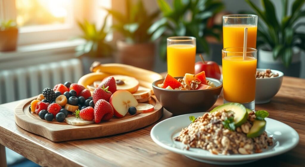 Café da Manhã com fibras