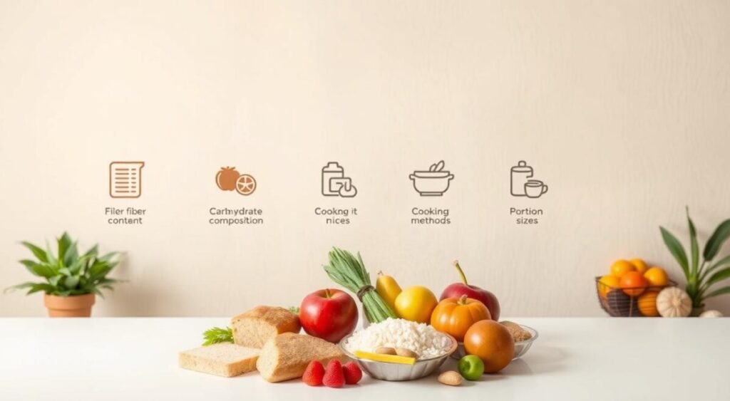 Fatores que influenciam o índice glicêmico Fatores que influenciam o índice glicêmico