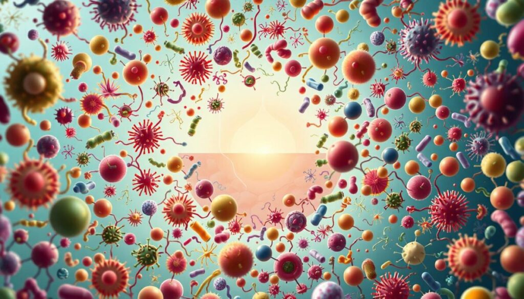 Composição microbiota microbioma