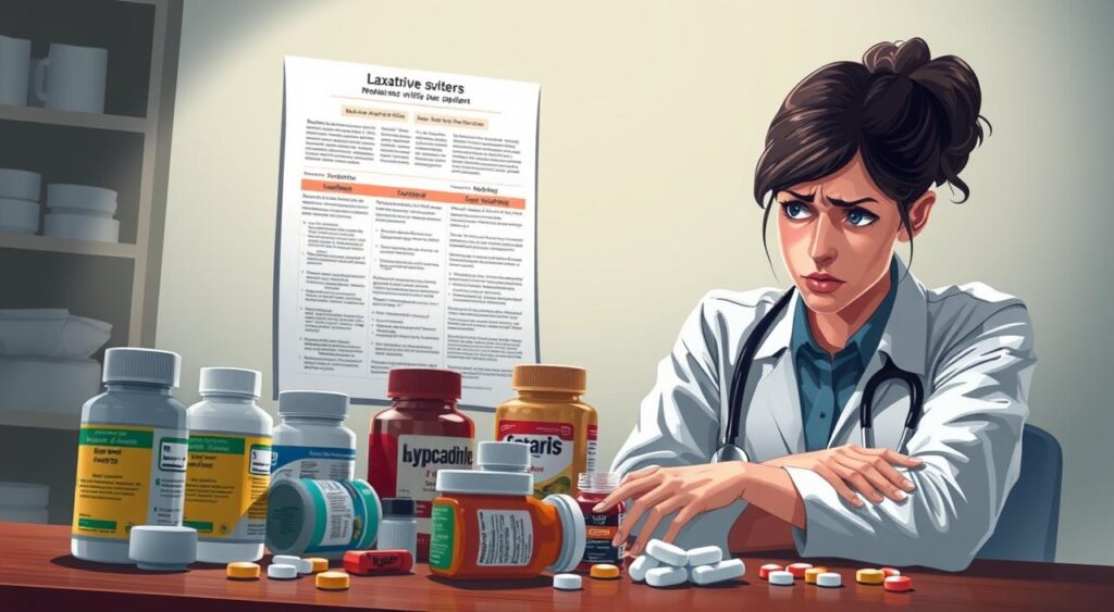Problemas com uso inadequado de laxantes