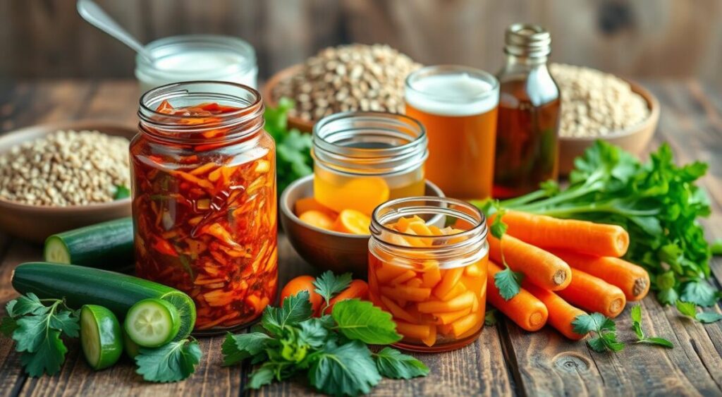 alimentos fermentados para saúde intestinal