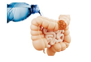 Hidratação para o funcionamento do intestino