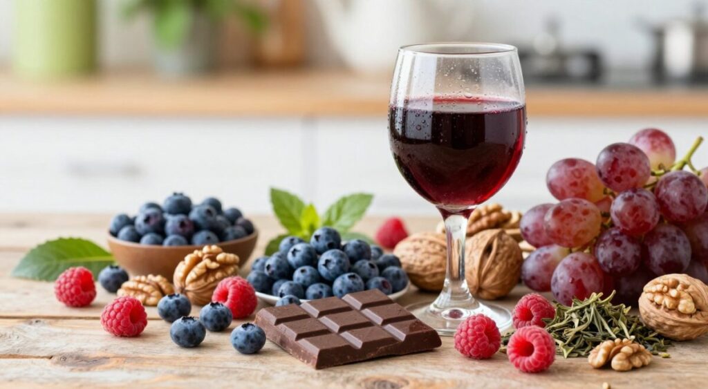 Alimentos ricos em polifenóis Alimentos ricos em polifenóis