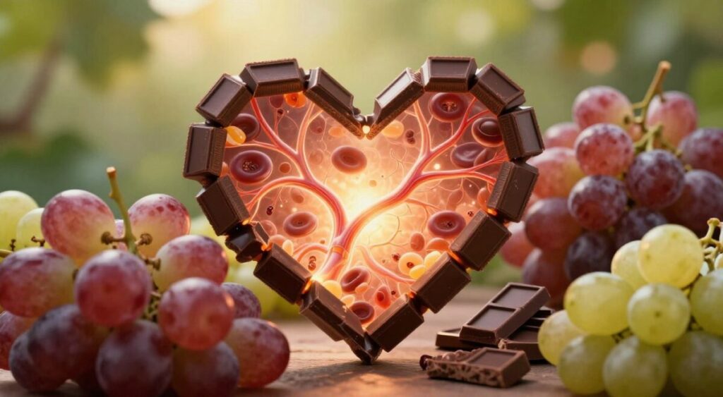 Benefícios dos polifenóis para saúde cardiovascular Benefícios dos polifenóis para saúde cardiovascular