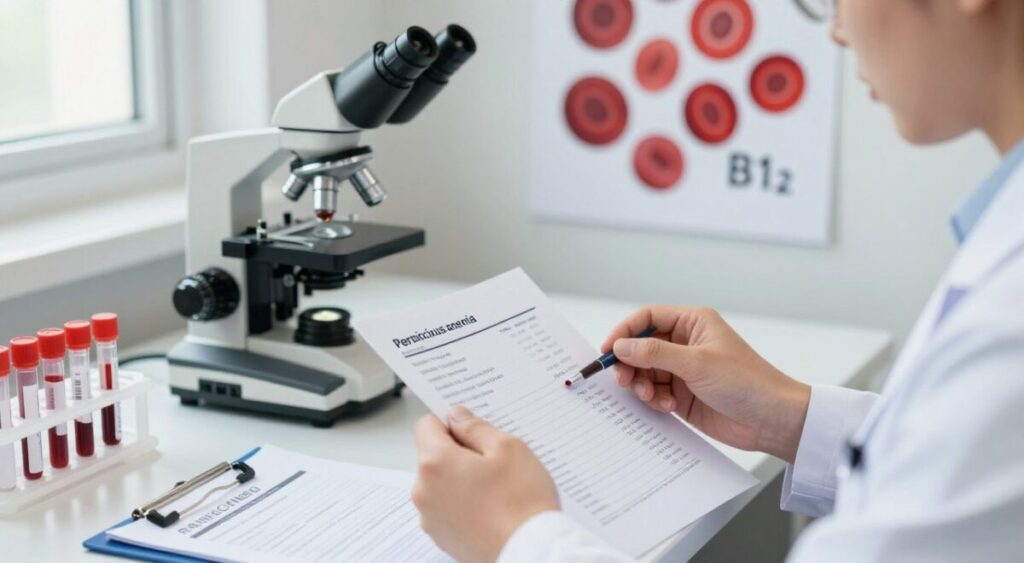 Diagnóstico da anemia perniciosa exames