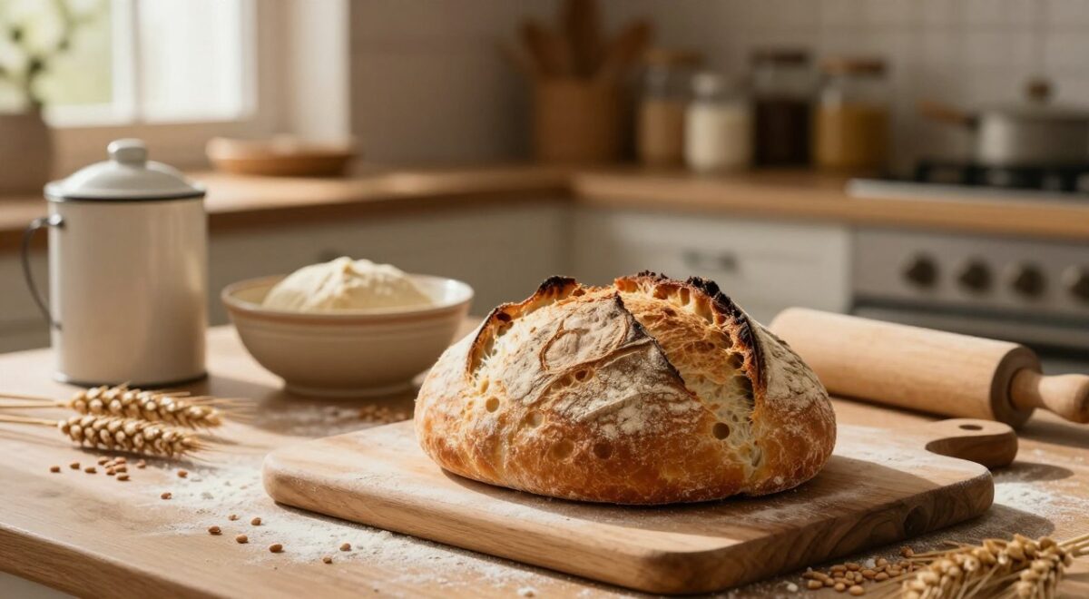 Pão de fermentação natural