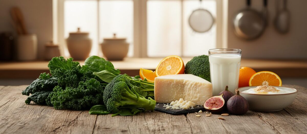 fonte de cálcio na alimentação