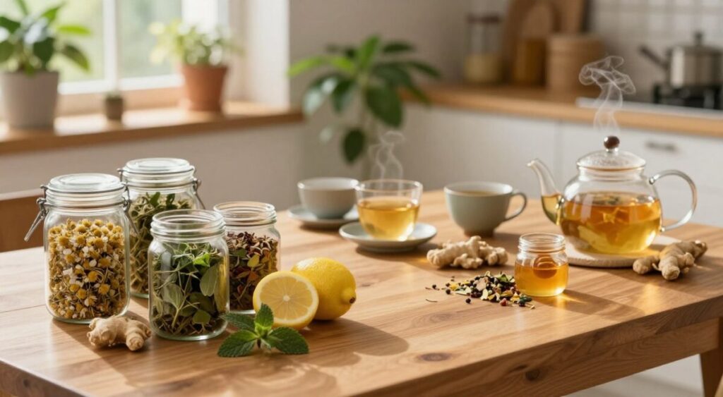 rotina de consumo de chás para saúde intestinal