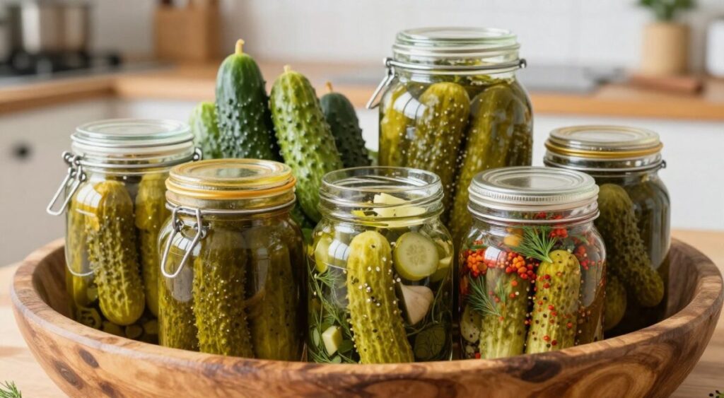 Escolha de picles saudáveis