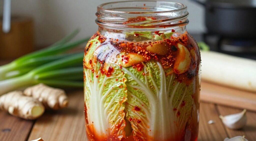 fermentação do kimchi