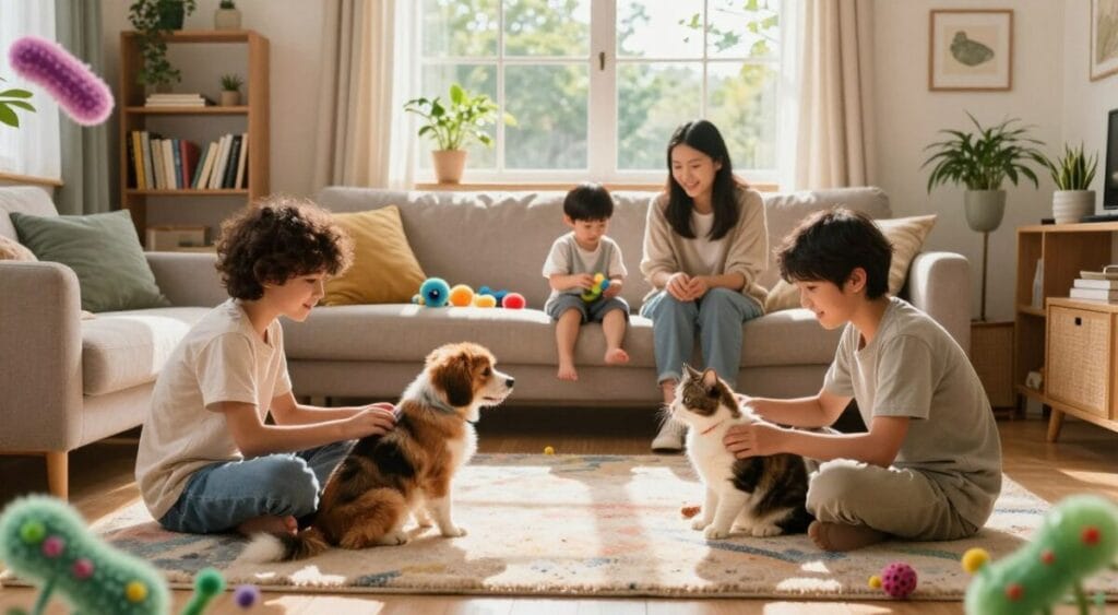 Pets na saúde da microbiota: benefícios para imunidade e bem-estar
